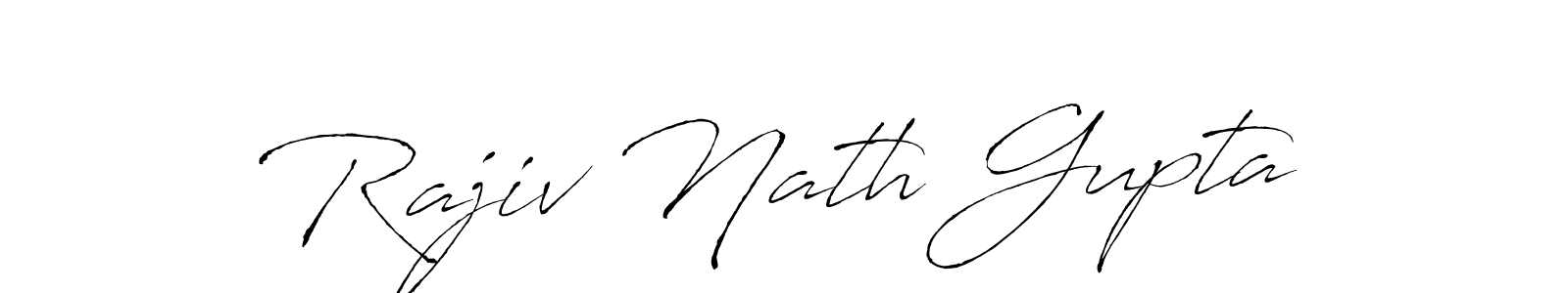 Create a beautiful signature design for name Rajiv Nath Gupta. With this signature (Antro_Vectra) fonts, you can make a handwritten signature for free. Rajiv Nath Gupta signature style 6 images and pictures png