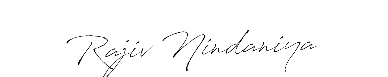 Make a short Rajiv Nindaniya signature style. Manage your documents anywhere anytime using Antro_Vectra. Create and add eSignatures, submit forms, share and send files easily. Rajiv Nindaniya signature style 6 images and pictures png