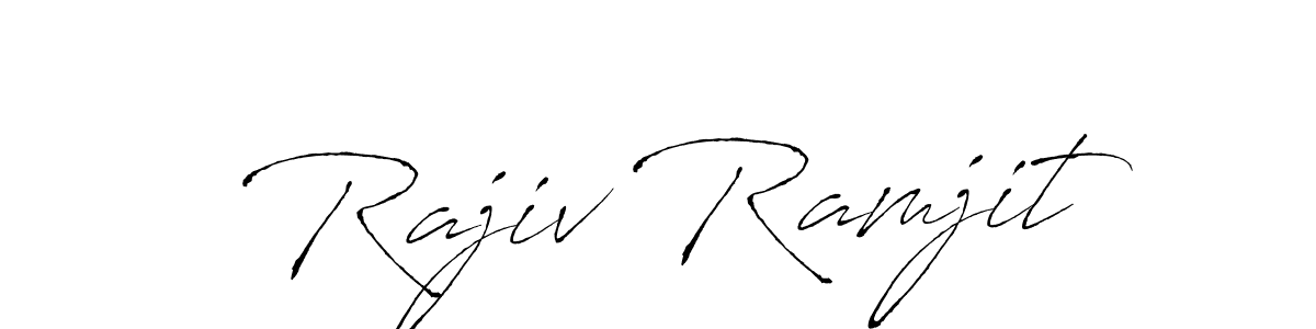 It looks lik you need a new signature style for name Rajiv Ramjit. Design unique handwritten (Antro_Vectra) signature with our free signature maker in just a few clicks. Rajiv Ramjit signature style 6 images and pictures png