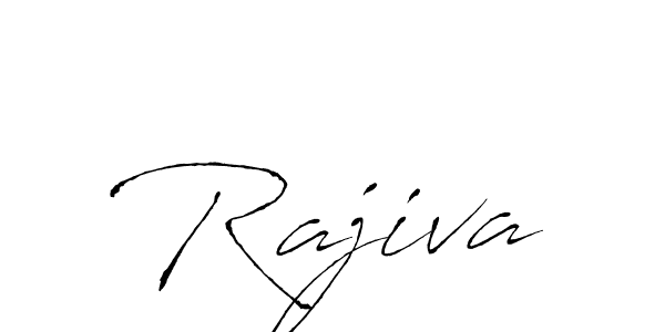 Create a beautiful signature design for name Rajiva. With this signature (Antro_Vectra) fonts, you can make a handwritten signature for free. Rajiva signature style 6 images and pictures png