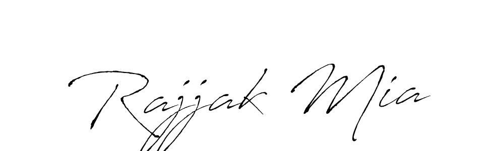 Make a beautiful signature design for name Rajjak Mia. With this signature (Antro_Vectra) style, you can create a handwritten signature for free. Rajjak Mia signature style 6 images and pictures png