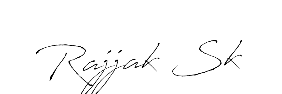 Also You can easily find your signature by using the search form. We will create Rajjak Sk name handwritten signature images for you free of cost using Antro_Vectra sign style. Rajjak Sk signature style 6 images and pictures png
