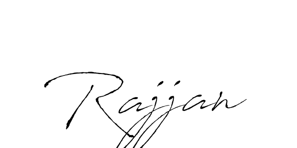 Make a beautiful signature design for name Rajjan. With this signature (Antro_Vectra) style, you can create a handwritten signature for free. Rajjan signature style 6 images and pictures png