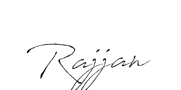 Create a beautiful signature design for name Rajjan. With this signature (Antro_Vectra) fonts, you can make a handwritten signature for free. Rajjan signature style 6 images and pictures png