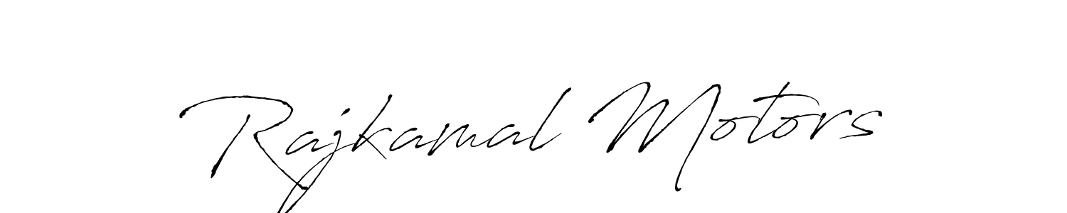 Use a signature maker to create a handwritten signature online. With this signature software, you can design (Antro_Vectra) your own signature for name Rajkamal Motors. Rajkamal Motors signature style 6 images and pictures png