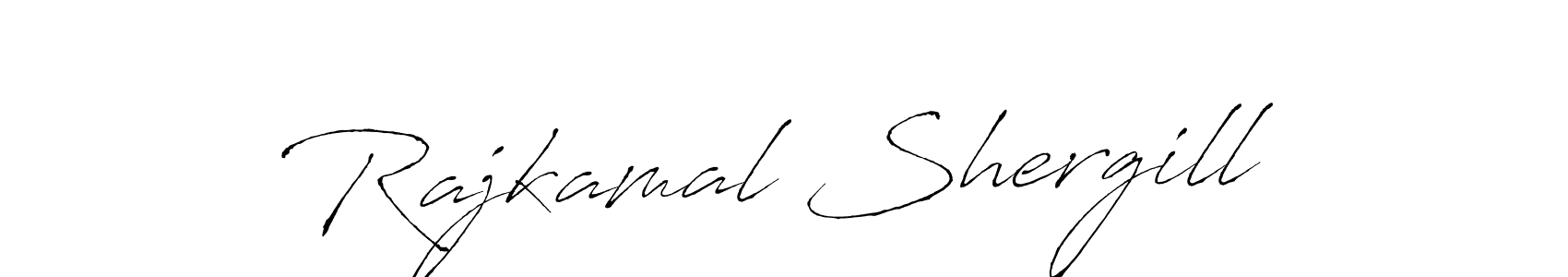 Make a beautiful signature design for name Rajkamal Shergill. With this signature (Antro_Vectra) style, you can create a handwritten signature for free. Rajkamal Shergill signature style 6 images and pictures png