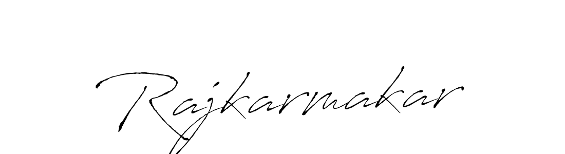 How to make Rajkarmakar name signature. Use Antro_Vectra style for creating short signs online. This is the latest handwritten sign. Rajkarmakar signature style 6 images and pictures png