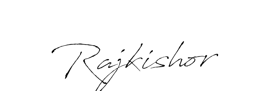 Design your own signature with our free online signature maker. With this signature software, you can create a handwritten (Antro_Vectra) signature for name Rajkishor. Rajkishor signature style 6 images and pictures png