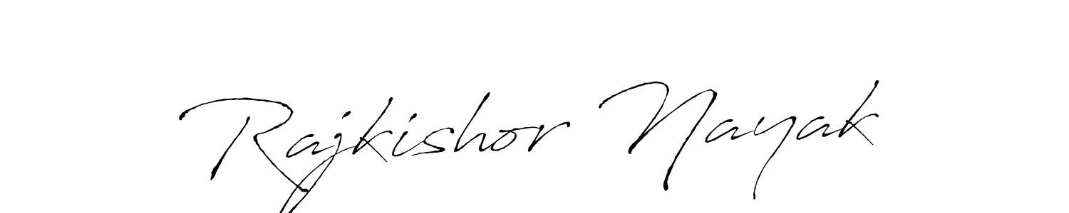 Design your own signature with our free online signature maker. With this signature software, you can create a handwritten (Antro_Vectra) signature for name Rajkishor Nayak. Rajkishor Nayak signature style 6 images and pictures png