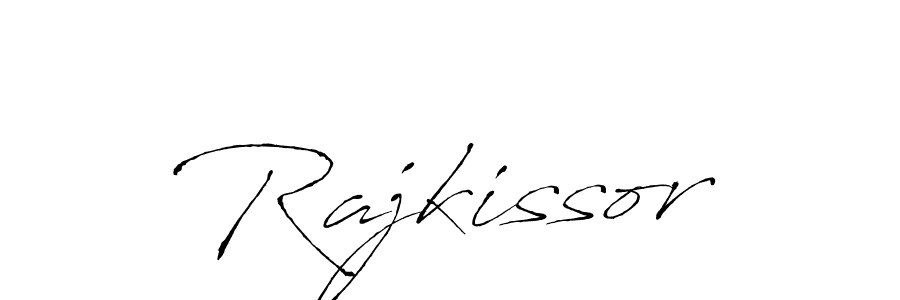 Use a signature maker to create a handwritten signature online. With this signature software, you can design (Antro_Vectra) your own signature for name Rajkissor. Rajkissor signature style 6 images and pictures png