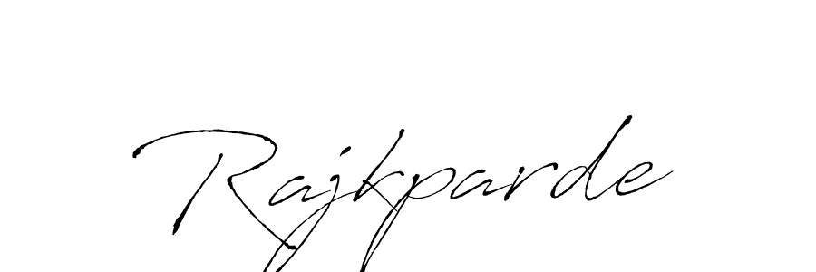 Make a beautiful signature design for name Rajkparde. With this signature (Antro_Vectra) style, you can create a handwritten signature for free. Rajkparde signature style 6 images and pictures png