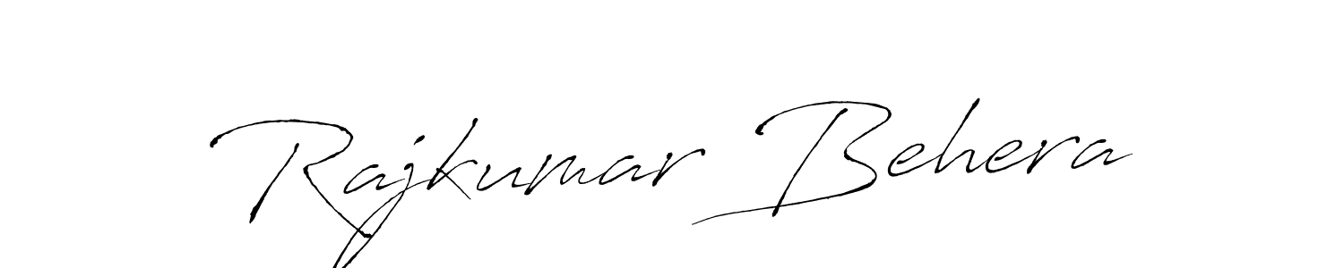 Create a beautiful signature design for name Rajkumar Behera. With this signature (Antro_Vectra) fonts, you can make a handwritten signature for free. Rajkumar Behera signature style 6 images and pictures png