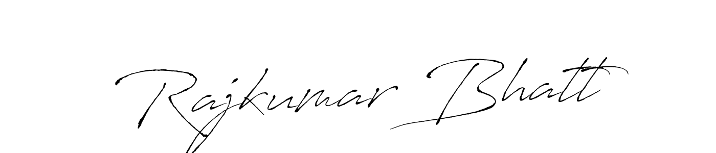 Create a beautiful signature design for name Rajkumar Bhatt. With this signature (Antro_Vectra) fonts, you can make a handwritten signature for free. Rajkumar Bhatt signature style 6 images and pictures png