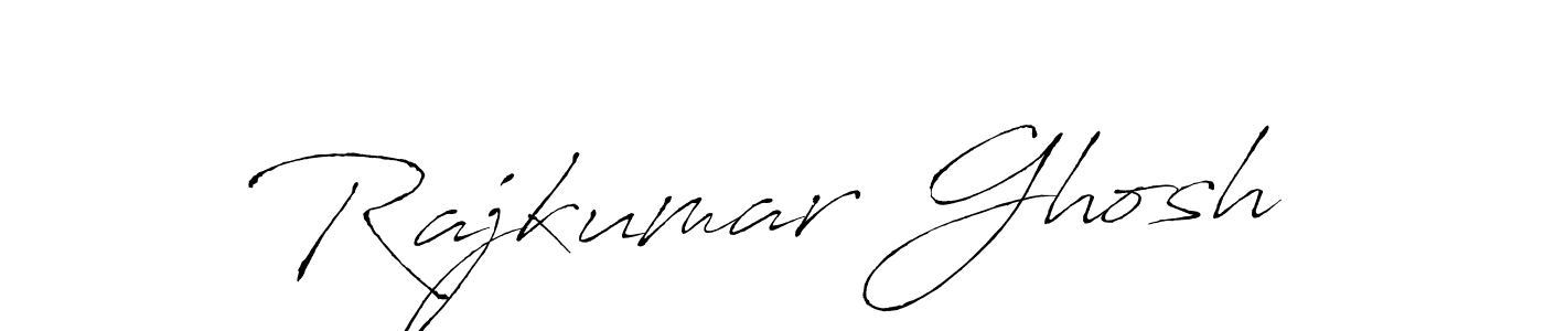 Make a beautiful signature design for name Rajkumar Ghosh. With this signature (Antro_Vectra) style, you can create a handwritten signature for free. Rajkumar Ghosh signature style 6 images and pictures png