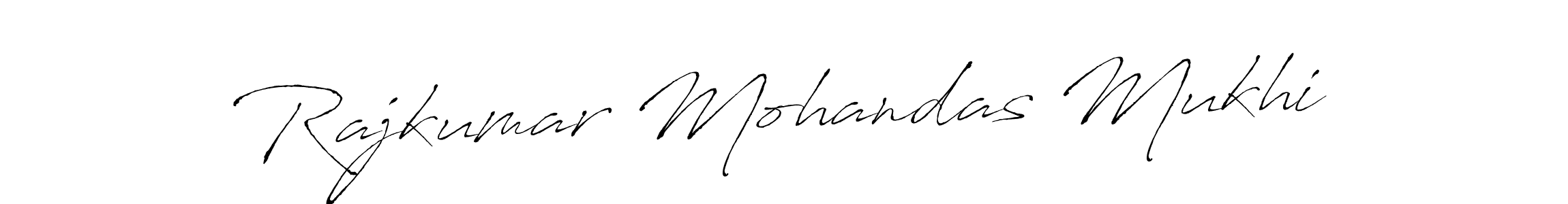 Make a beautiful signature design for name Rajkumar Mohandas Mukhi. With this signature (Antro_Vectra) style, you can create a handwritten signature for free. Rajkumar Mohandas Mukhi signature style 6 images and pictures png