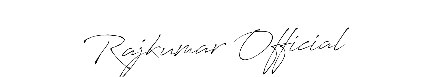 It looks lik you need a new signature style for name Rajkumar Official. Design unique handwritten (Antro_Vectra) signature with our free signature maker in just a few clicks. Rajkumar Official signature style 6 images and pictures png