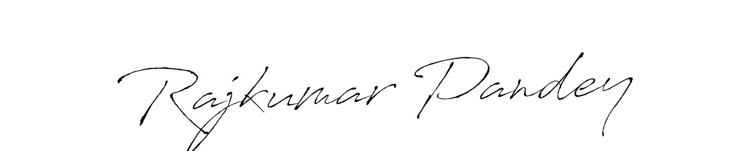 Rajkumar Pandey stylish signature style. Best Handwritten Sign (Antro_Vectra) for my name. Handwritten Signature Collection Ideas for my name Rajkumar Pandey. Rajkumar Pandey signature style 6 images and pictures png