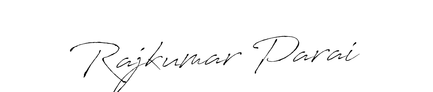 Make a beautiful signature design for name Rajkumar Parai. With this signature (Antro_Vectra) style, you can create a handwritten signature for free. Rajkumar Parai signature style 6 images and pictures png