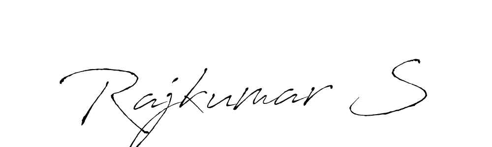 Use a signature maker to create a handwritten signature online. With this signature software, you can design (Antro_Vectra) your own signature for name Rajkumar S. Rajkumar S signature style 6 images and pictures png