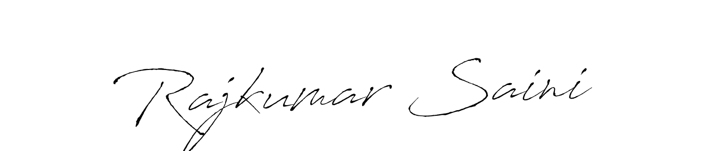 Also You can easily find your signature by using the search form. We will create Rajkumar Saini name handwritten signature images for you free of cost using Antro_Vectra sign style. Rajkumar Saini signature style 6 images and pictures png