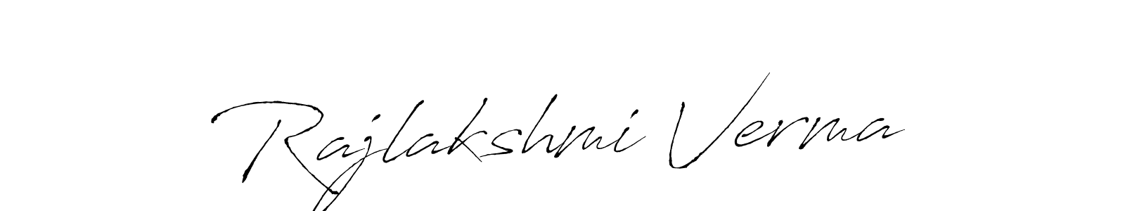 Rajlakshmi Verma stylish signature style. Best Handwritten Sign (Antro_Vectra) for my name. Handwritten Signature Collection Ideas for my name Rajlakshmi Verma. Rajlakshmi Verma signature style 6 images and pictures png