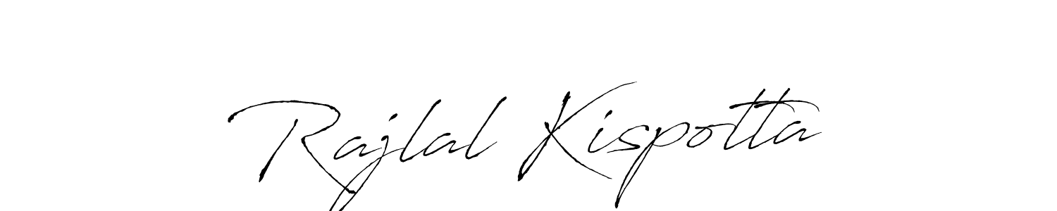 Also we have Rajlal Kispotta name is the best signature style. Create professional handwritten signature collection using Antro_Vectra autograph style. Rajlal Kispotta signature style 6 images and pictures png