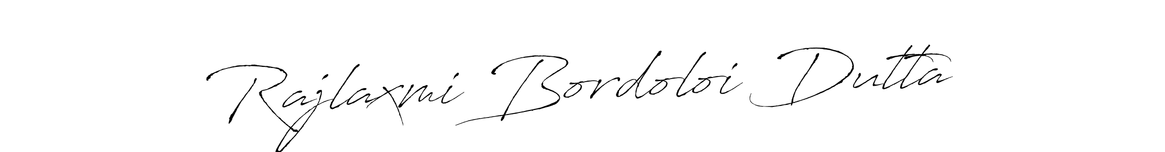 Create a beautiful signature design for name Rajlaxmi Bordoloi Dutta. With this signature (Antro_Vectra) fonts, you can make a handwritten signature for free. Rajlaxmi Bordoloi Dutta signature style 6 images and pictures png