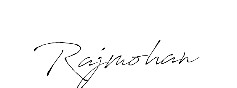 Create a beautiful signature design for name Rajmohan. With this signature (Antro_Vectra) fonts, you can make a handwritten signature for free. Rajmohan signature style 6 images and pictures png