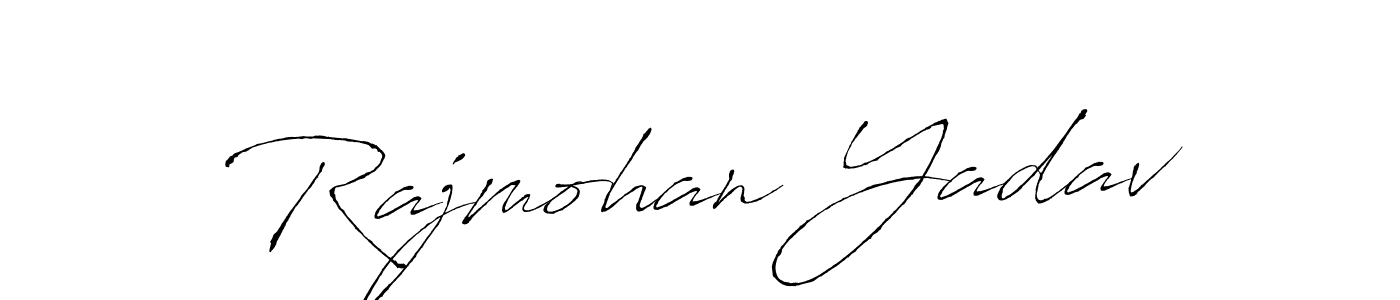 This is the best signature style for the Rajmohan Yadav name. Also you like these signature font (Antro_Vectra). Mix name signature. Rajmohan Yadav signature style 6 images and pictures png