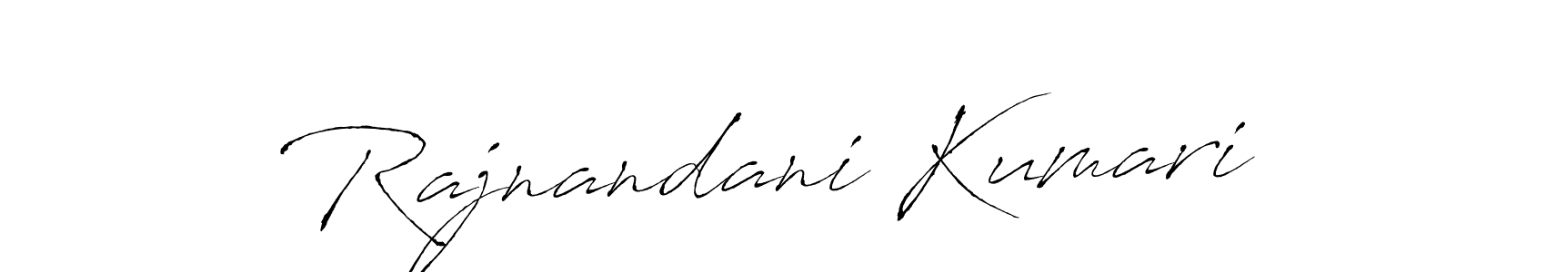 The best way (Antro_Vectra) to make a short signature is to pick only two or three words in your name. The name Rajnandani Kumari include a total of six letters. For converting this name. Rajnandani Kumari signature style 6 images and pictures png