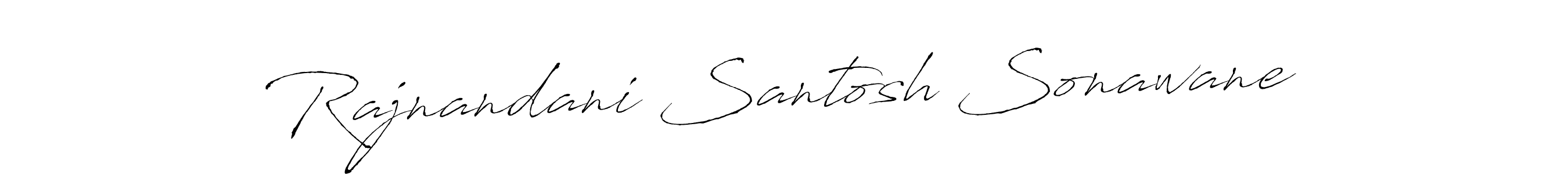 Make a beautiful signature design for name Rajnandani Santosh Sonawane. Use this online signature maker to create a handwritten signature for free. Rajnandani Santosh Sonawane signature style 6 images and pictures png