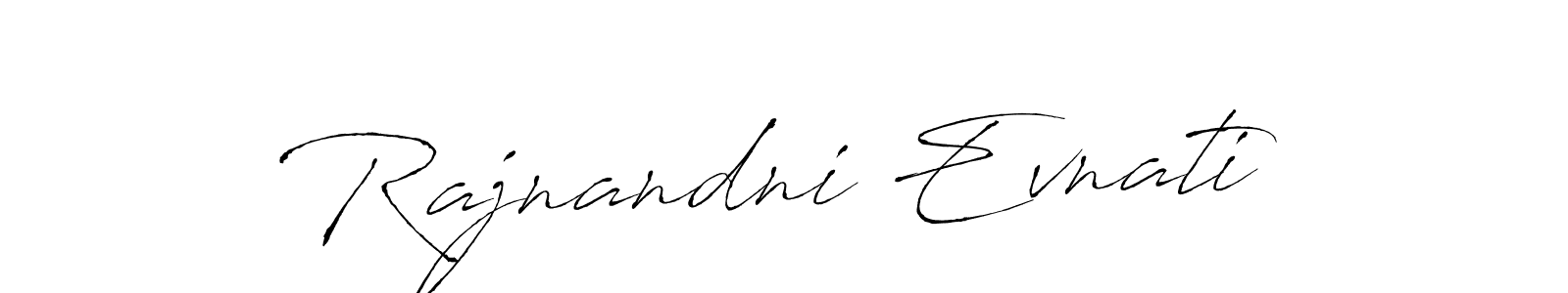 Make a beautiful signature design for name Rajnandni Evnati. Use this online signature maker to create a handwritten signature for free. Rajnandni Evnati signature style 6 images and pictures png