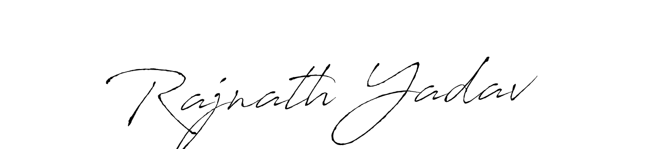 Rajnath Yadav stylish signature style. Best Handwritten Sign (Antro_Vectra) for my name. Handwritten Signature Collection Ideas for my name Rajnath Yadav. Rajnath Yadav signature style 6 images and pictures png