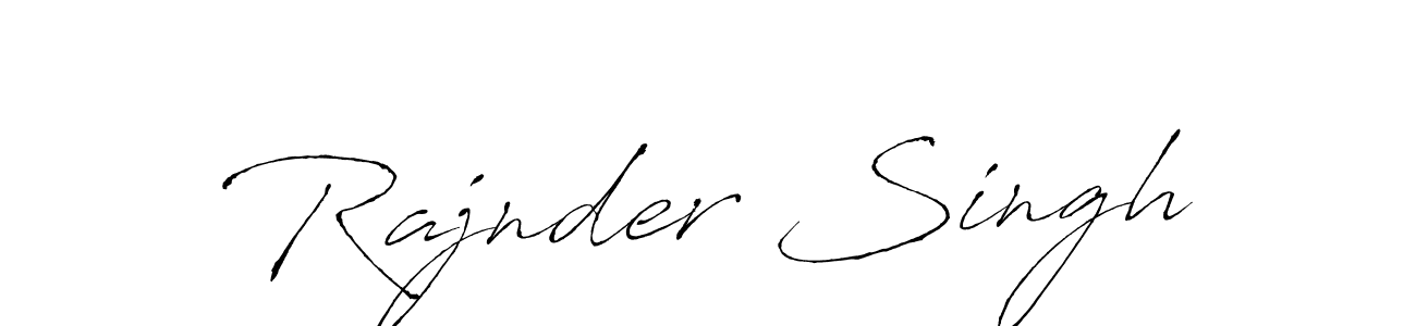 Create a beautiful signature design for name Rajnder Singh. With this signature (Antro_Vectra) fonts, you can make a handwritten signature for free. Rajnder Singh signature style 6 images and pictures png