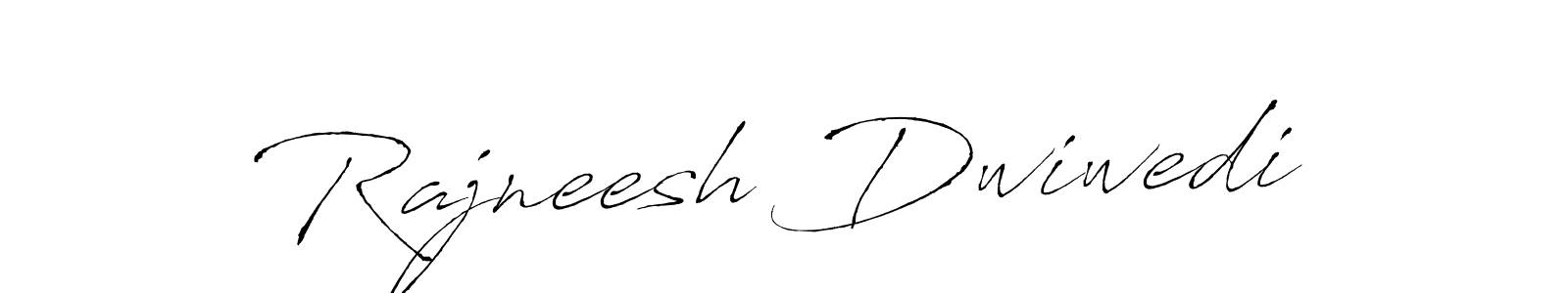 Design your own signature with our free online signature maker. With this signature software, you can create a handwritten (Antro_Vectra) signature for name Rajneesh Dwiwedi. Rajneesh Dwiwedi signature style 6 images and pictures png