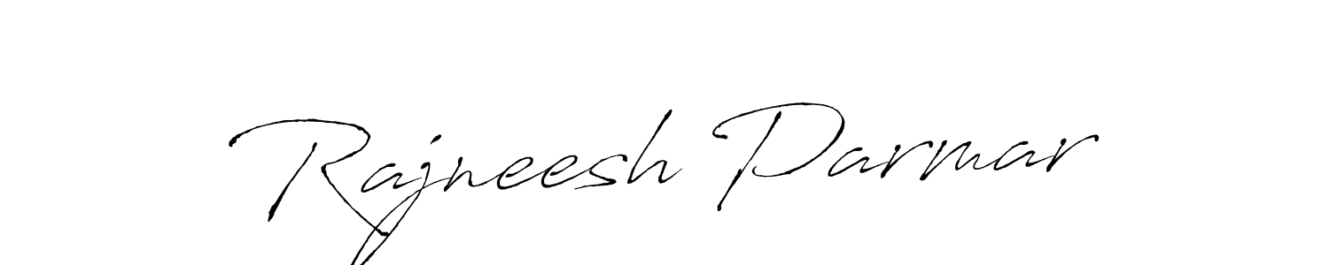 This is the best signature style for the Rajneesh Parmar name. Also you like these signature font (Antro_Vectra). Mix name signature. Rajneesh Parmar signature style 6 images and pictures png