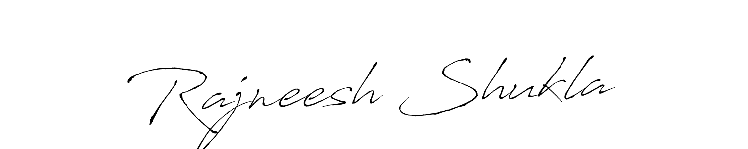 Also we have Rajneesh Shukla name is the best signature style. Create professional handwritten signature collection using Antro_Vectra autograph style. Rajneesh Shukla signature style 6 images and pictures png