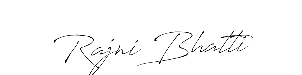 Also You can easily find your signature by using the search form. We will create Rajni Bhatti name handwritten signature images for you free of cost using Antro_Vectra sign style. Rajni Bhatti signature style 6 images and pictures png