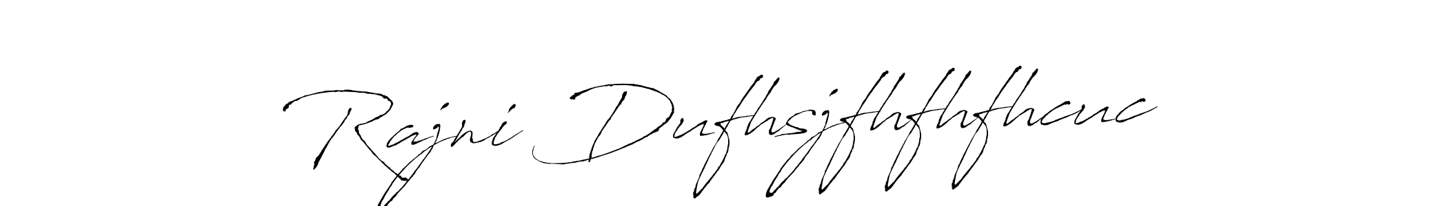 Make a beautiful signature design for name Rajni Dufhsjfhfhfhcuc. With this signature (Antro_Vectra) style, you can create a handwritten signature for free. Rajni Dufhsjfhfhfhcuc signature style 6 images and pictures png