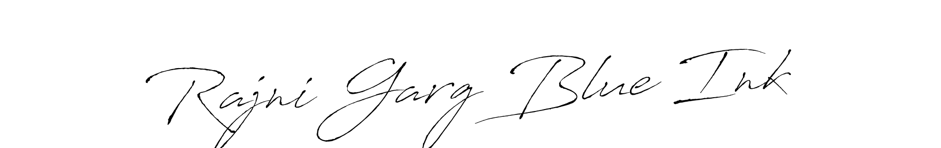 Also we have Rajni Garg Blue Ink name is the best signature style. Create professional handwritten signature collection using Antro_Vectra autograph style. Rajni Garg Blue Ink signature style 6 images and pictures png