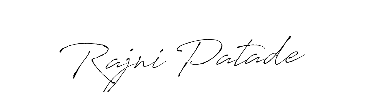 How to make Rajni Patade signature? Antro_Vectra is a professional autograph style. Create handwritten signature for Rajni Patade name. Rajni Patade signature style 6 images and pictures png