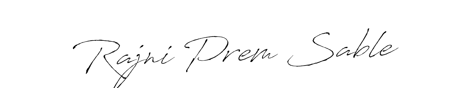 Similarly Antro_Vectra is the best handwritten signature design. Signature creator online .You can use it as an online autograph creator for name Rajni Prem Sable. Rajni Prem Sable signature style 6 images and pictures png