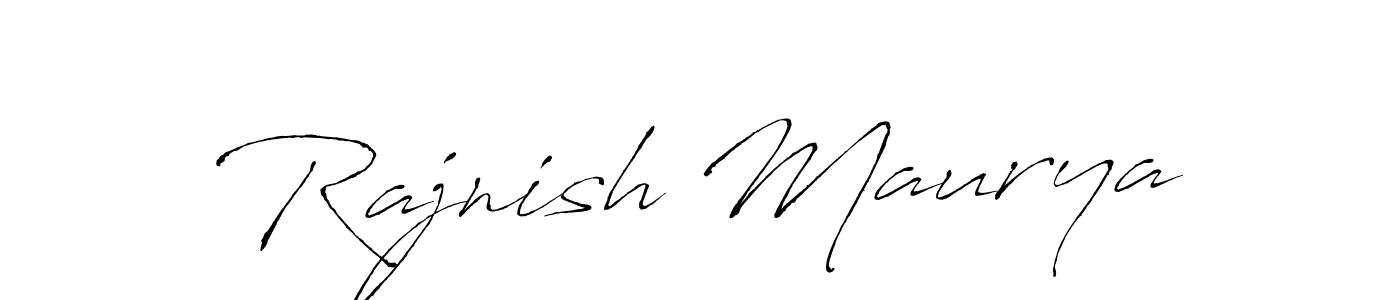 This is the best signature style for the Rajnish Maurya name. Also you like these signature font (Antro_Vectra). Mix name signature. Rajnish Maurya signature style 6 images and pictures png