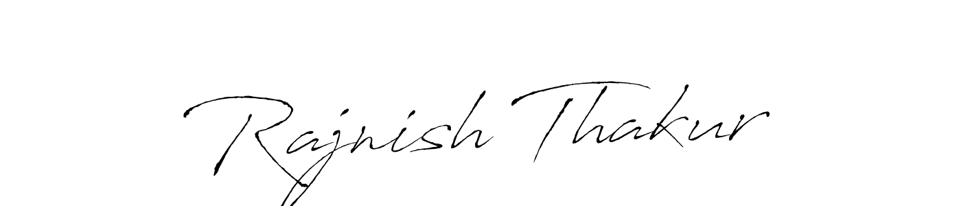 It looks lik you need a new signature style for name Rajnish Thakur. Design unique handwritten (Antro_Vectra) signature with our free signature maker in just a few clicks. Rajnish Thakur signature style 6 images and pictures png