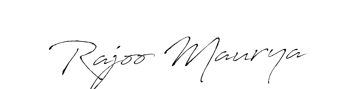 How to make Rajoo Maurya signature? Antro_Vectra is a professional autograph style. Create handwritten signature for Rajoo Maurya name. Rajoo Maurya signature style 6 images and pictures png