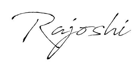 Make a beautiful signature design for name Rajoshi. Use this online signature maker to create a handwritten signature for free. Rajoshi signature style 6 images and pictures png