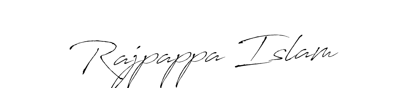 Make a beautiful signature design for name Rajpappa Islam. With this signature (Antro_Vectra) style, you can create a handwritten signature for free. Rajpappa Islam signature style 6 images and pictures png