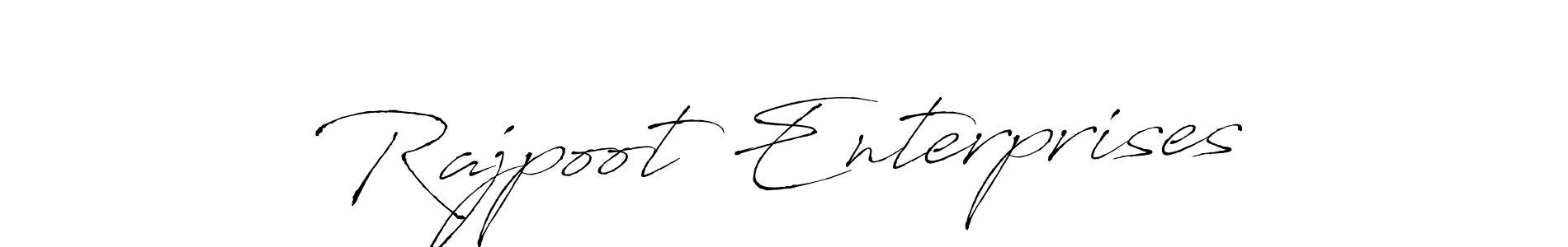 This is the best signature style for the Rajpoot Enterprises name. Also you like these signature font (Antro_Vectra). Mix name signature. Rajpoot Enterprises signature style 6 images and pictures png