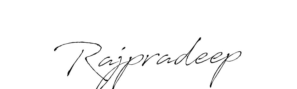 How to make Rajpradeep name signature. Use Antro_Vectra style for creating short signs online. This is the latest handwritten sign. Rajpradeep signature style 6 images and pictures png