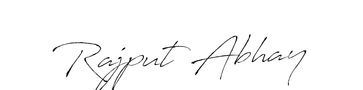 Use a signature maker to create a handwritten signature online. With this signature software, you can design (Antro_Vectra) your own signature for name Rajput Abhay. Rajput Abhay signature style 6 images and pictures png